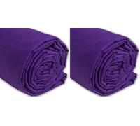 IPEA Tessuto in Cotone Popeline Viola - 200 cm x 150 cm - Made in Italy - Tessuto al Metro per Cucito, Abbigliamento, Fodere, Arredamento, Accessori, Patchwork, Stoffa Tinta Unita per Cucire