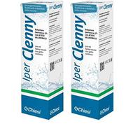 Iper Clenny Spray Nasale - Soluzione Salina Ipertonica - Per Adulti e Bambini - Azione Decongestionante e Fluidificante - Raffreddore, Rinite, Rinosinusite - 2 Spray da 100ml