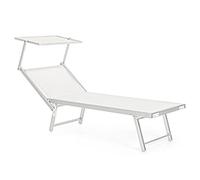 iperbriko Lettino Prendisole Cross Bianco