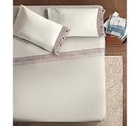 Ipersan Completo Naturale 1 Piazza Misto Lino Rigato Completo Naturale, Cotone, Beige