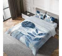 IPERSAN Parure Copripiumino Matrimoniale, 100% Cotone Percalle, Sacco Copripiumino 255x200cm + 2 Federe 83x52cm, Stampa Fotografica in Alta Qualità, Made in Europe