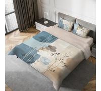 IPERSAN Parure Copripiumino Matrimoniale, 100% Cotone Percalle, Sacco Copripiumino 255x200cm + 2 Federe 83x52cm, Stampa Fotografica in Alta Qualità, Made in Europe