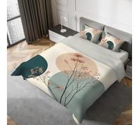 IPERSAN Parure Copripiumino Matrimoniale, 100% Cotone Percalle, Sacco Copripiumino 255x200cm + 2 Federe 83x52cm, Stampa Fotografica in Alta Qualità, Made in Europe