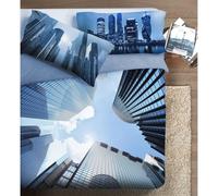 IPERSAN Parure Copripiumino Singolo, 100% Cotone Percalle, Sacco Copripiumino 155x200cm + 1 Federa 83x52cm, Stampa Fotografica in Alta Qualità, Made in Europe