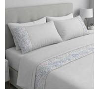 Ipersan Set Completo Lenzuola Matrimoniali, 100% Cotone, 1 Lenzuolo da sopra 240x290cm + 1 Lenzuolo da sotto 180x200+25cm + 2 Federe 83x52cm, con Stampa ad Alta Qualità, Made in Europe