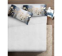 Ipersan Set Completo Lenzuola Matrimoniali, 100% Cotone, 1 Lenzuolo da sopra 260x300cm + 1 Lenzuolo da sotto 180x200cm + 2 Federe 83x52cm, con Stampa in Alta Qualità, Made in Europe