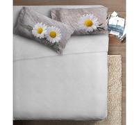 Ipersan Set Completo Lenzuola Matrimoniali, 100% Cotone, 1 Lenzuolo da sopra 260x300cm + 1 Lenzuolo da sotto 180x200cm + 2 Federe 83x52cm, con Stampa in Alta Qualità, Made in Europe