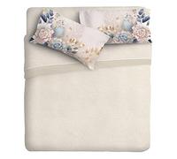 IPERSAN Set Completo Lenzuola Singolo, 100% Cotone, 1 Lenzuolo da sopra 160x300cm + 1 Lenzuolo da sotto 90x200cm + 1 Federa 83x52cm, con Stampa in Alta Qualità, Made in Europe