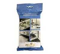 Ipershop Express SPLENDI Acciaio - 20 Salviette per la Pulizia di Superfici in Acciaio Inox