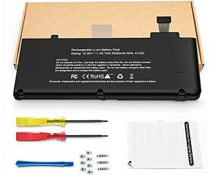 Ipertek Batteria A1322 Compatibile - Sostituzione Perfetta per Apple MacBook Pro 13" A1278 (Mid 2009-2012) - 10.95V, 5800mAh, 63.5Wh - Affidabilità e Durata Garantite!