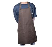 Ipetboom 1 Grembiule Da Barbiere Da Lavoro Da Cucina Da Cucina Da Parrucchiere Design Semplice Colore Caffè