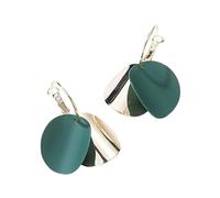 Ipetboom 1 Paio Orecchini a Penzolante Placcato Orecchini Per Le Donne Orecchino Di Moda L'orecchio Penzola Caduta Dell'orecchio Ragazze Penzoloni Verde