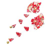Ipetboom 1 Paio Ornamento per kimono Forcina gruppo musicale incantesimi adesivi barrette hair clip hair bow accessori per da donna piccoli fermagli per Metallo