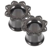 Ipetboom 1 Paio Piercing per Orecchie Inossidabile Dilatatori per Tunnel con Design Irregolare Unisex per Performance