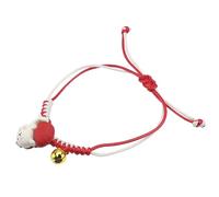 Ipetboom 1 Pezzo Braccialetto Gatto Per Mamma Divertente Zampa Carino Gingillo Capriccioso Desiderio Chiave Signora Animale Domestico Braccialetti Ragazze Rosso Lega Colore Casuale