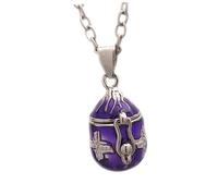 Ipetboom 1 Pz Auguro ciondolo mini animale domestico collana memoriale ciondolo commemorativo gioielli di cenere gioielli per cremazione delle ceneri rame Viola,porpora