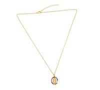 Ipetboom 1 Pz ciondolo della Vergine Maria Collana delle madri Collana per le mamme collana per la madre Collana da donna Gioielli di moda Rame placcato oro 18 carati Golden