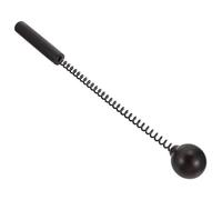 Ipetboom 1 Pz Martello Massaggiatore Con Manico In Legno Di Sandalo Viola Durevole Con Corpo In Lega Di Alluminio E Retro In Lega Di Alluminio Nero