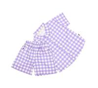 Ipetboom 1 Set abito camicia a maniche corte abbigliamento per bambine vestito per abbigliamento da per l'estate vestito per cotone Viola,porpora