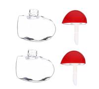 Ipetboom 1 Set Bottiglia Di Lucidalabbra Make up Bag Kit Make up Lip Oil Pentola Balsamo Cuore Contenitori Contenitore Per Il Delle Labbra Del Plastica Rosso 20 Pezzi