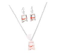 Ipetboom 1 Set Collana e Resina Trasparente Koi per Compleanni Natale e Speciali Collana Totali
