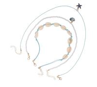Ipetboom 1 Set Collana Naturale per Choker Breve Fatto Mano con Elementi Boho Accessorio per Look