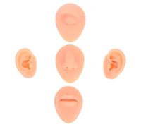 Ipetboom 1 Set Di Di Orecchio Di Simulazione Di Piercing Al Corpo Di Simulazione Orecchio Per Pratica Di Piercing Del Corpo Di Pratica Del Piercing Del