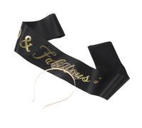 Ipetboom 1 Set Di Fascia Per Compleanno Tiara Fascia E Dorate Decorazioni Per Il 70° Compleanno Per Donna Mamma Zia Regina Bomboniere Forniture Nere