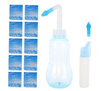 Ipetboom 1 Set Di Irrigatori Nasali in Plastica Per La Pulizia Delle Cavità Nasali Irrigatore Nasale Con Sale Per Lirrigazione Dei Seni Paranasali E Il Risciacquo Nasale