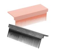 Ipetboom 1 Set Pettine Lisciante Elettrico Hair Brush Hairdo Hair Charms Comb Hair Sostituzione Della Spazzola Lisciante Pettini Pettine Multiuso Strumento Per Parrucchieri Nylon 2 Pz