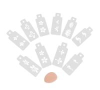 Ipetboom 1 Set Pittura Per Il Viso Stencil Viso In Stile Cinese Body Painting Stencil Tatuaggio Pittura Modelli Face Tracing Stencil Con Il Dito Per I Bambini Vacanza Halloween Trucco Body