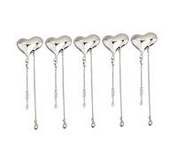 Ipetboom 1 Set Spilla D'amore Spille Signore Gioielli Corpetto Vestito Le Donne Amano La Spilla A Cuore Distintivo Del Corpetto Del Vestito Da Donna Lega Silver 5 Pezzi