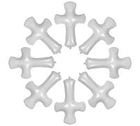 Ipetboom 10 Palloncini a Forma di Croce Bianca per Battesimo e Comunione Decorazioni Religiose Riutilizzabili per Feste Natalizie e Celebrazioni All’Aperto Palloncini Giganti