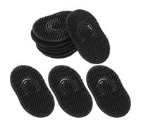 Ipetboom 10 pettini piatti tascabili da uomo - Spazzola per capelli massaggiante per cuoio capelluto in silicone - Spazzola per capelli da viaggio per la rimozione della forfora e la del cuoio