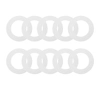 Ipetboom 10 Pezzi Anelli Protettivi in Carta Oleata per Macchina Scaldacera Accessori per Ceretta Tappetini Anti-Trasbordamento Forniture per Depilazione Professionale