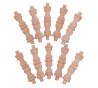 Ipetboom 10 pezzi Colonnine in Intagliato Europeo per Decorazione Mobili Piccole Colonne per Armadi e Vetrinette Raffinati per Arredamento