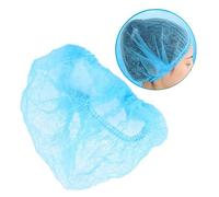 Ipetboom 10 pezzi Cuffie Usa e Getta per Trucco e Pulizia Confezione da Design Traspiranti e Confortevoli per e Laboratori Colore Blu