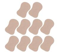 Ipetboom 10 Pezzi Cuscinetti Adesivi per Ascelle in Cotone Khaki, Assorbenti e Discreti per Adulti, per L'estate Contro le Macchie di Sudore