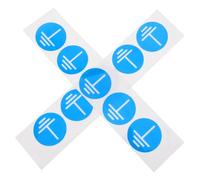 Ipetboom 10 Pezzi Etichette Messa Terra Adesive Resistenti Esterno Simbolo Terra per Quadri Elettrici e Macchinari Industriali Segnaletica Sicurezza e Facile da Applicare