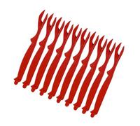 Ipetboom 10 pezzi Forchette Granchio in Plastica Resistenti Strumenti per Mangiare Crostacei Attrezzi da Cucina Multifunzionali per Ristorante e Casa Utensili per Aragosta e Molluschi