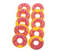 Ipetboom 10 Pezzi Mini Galleggianti per Decorazioni per Mini Case Accessori per Layout Giocattoli per Bagno e Decorazioni per Festa Donut