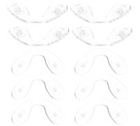 Ipetboom 10 Pezzi Naselli Naselli in Silicone Morbido per Occhiali Antiscivolo per Occhiali da Sole e Montature Ottiche 31x17mm per Comfort e Stabilità Quotidiana