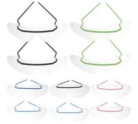 Ipetboom 10 pezzi Occhiali Protettivi Monouso Antispruzzo con Lente Alta Definizione Antivento Morbidi e Durevoli per Uomo e Donna Confezione da Protezione Occhi