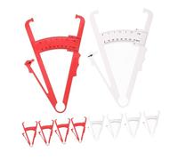 Ipetboom 10 Pezzi Pinze Skinfold per Misurazione Grasso Corporeo Strumento Portatile per Spessore Grasso Sottocutaneo Strumento Preciso per Monitoraggio Imc e Progressi Fitness