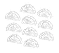 Ipetboom 10 Pezzi Portatovaglioli Trasparente Supporto Stabile per Fazzoletti Design Moderno e Compatto per Cucina Ristorante Casa e Ufficio