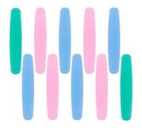 Ipetboom 10 pezzi Spremi-tubetto Dentifricio Manuale Compatto e Riutilizzabile Dispositivo Antispreco per Viaggio e Uso Quotidiano Colori Colore Casuale Colore Casuale