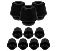 Ipetboom 10 Pezzi Tampone Paraurti Cofano in Gomma Resistente Ammortizzatore Porta Auto Antishock per Portiere e Bagagliaio Cuscino Antivibrazione Cofano per Protezione Veicolo