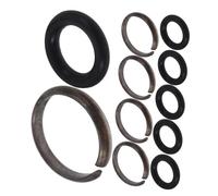 Ipetboom 10 set Anelli Fissaggio e O-ring per Chiave Impatto Clip Sicurezza per Chiavi Elettriche Aria Anelli Ritenzione per Albero Quadrato Facili da Installare Attrezzi