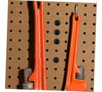 Ipetboom 100 pezzi Bloccaggio per Ganci Pannello Nero per Ganci per Organizzazione Stabile e Accessori Pannello Kit per Fissaggio