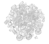 Ipetboom 100 Pezzi Paraspigoli Trasparenti Anticollisione per Mobili Ammortizzatori per Sportelli Armadio Protezioni Piedini Tavoli e Sedie Cuscinetti Buffer Silenziosi per Cucina e Ufficio